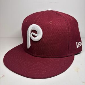 New Era Philadelphia Phillies Cooperstown Classic Fitted Hat 7 3/8 Retro Cap